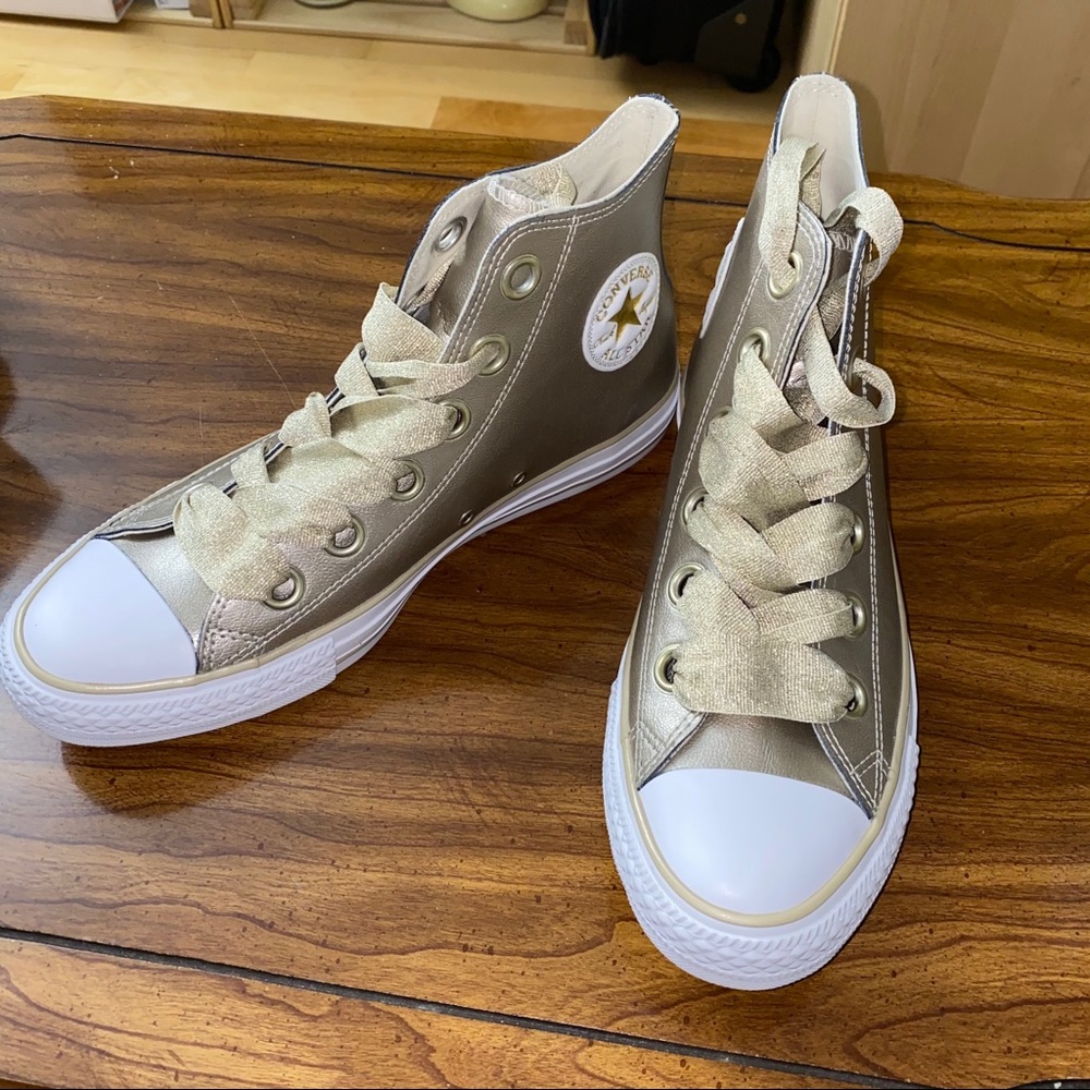 Gold Converse-Chuck Taylor